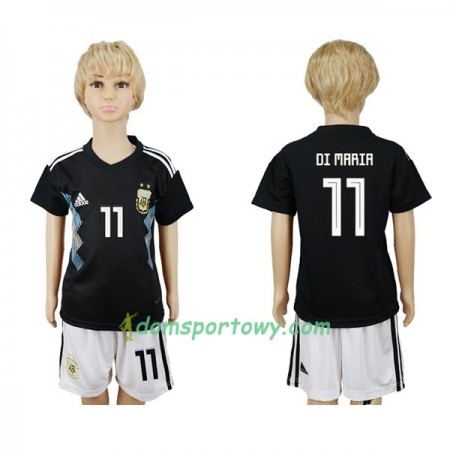 Koszulka Argentyna Di Maria 11 Dziecięcy Wyjazdowe Koszulki Piłkarskie Mistrzostwa Świata 2018